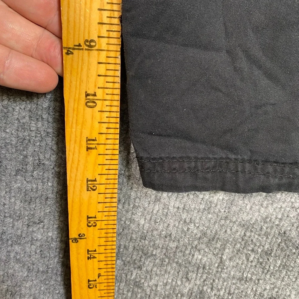 Southpole Mens Black Cargo Shorts Size 36 Relaxed Fit Cotton Utility Streetwear